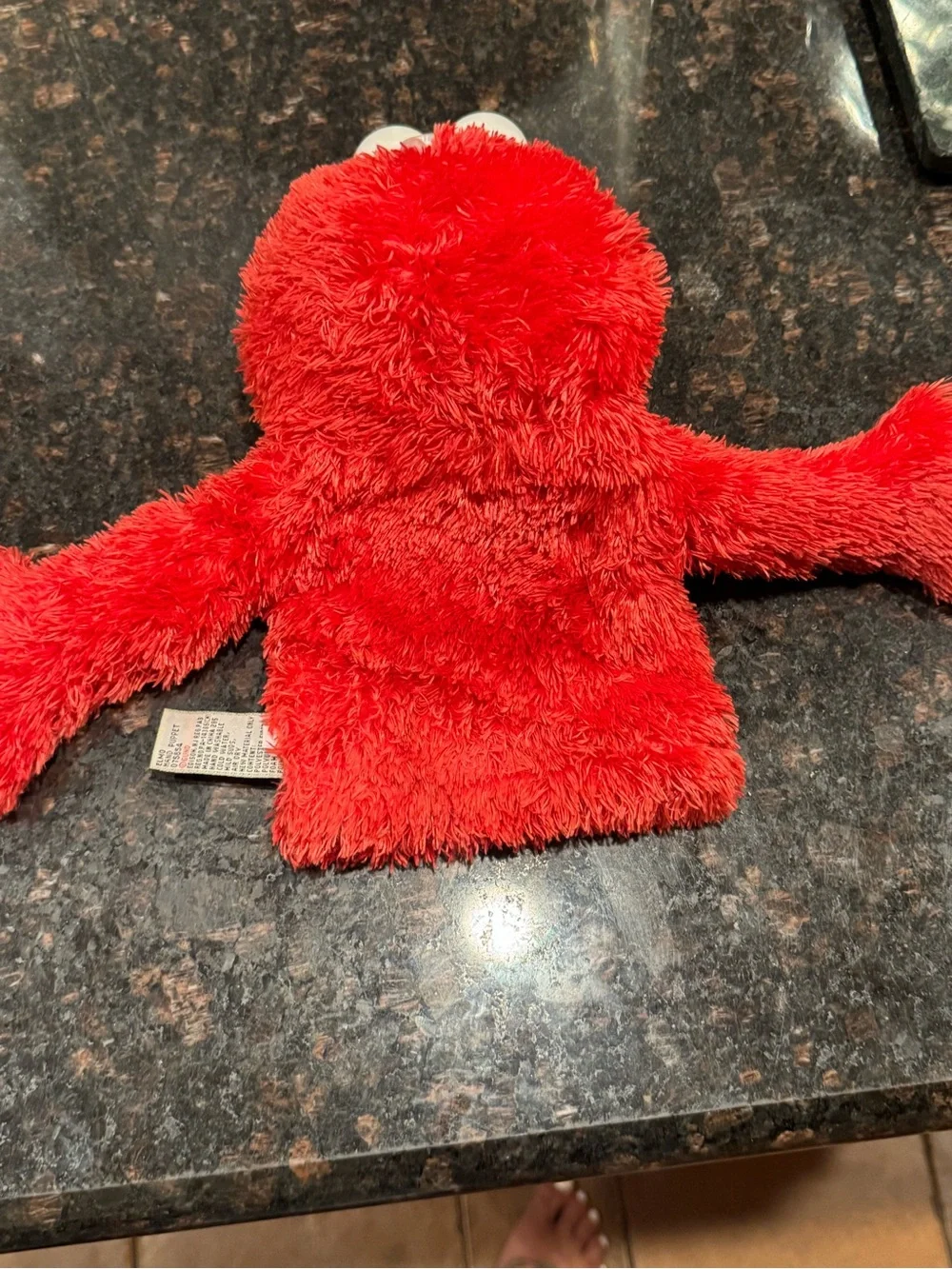 Sesame Street Elmo Muppet Hand Puppet Plush Toy  Soft Body Plastic Eyes 2019
